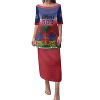 Personalized Haiti 509 Family Matching Puletasi and Hawaiian Shirt Repiblik d Ayiti