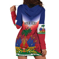 Personalized Haiti 509 Hoodie Dress Repiblik d Ayiti