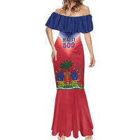 Personalized Haiti 509 Mermaid Dress Repiblik d Ayiti