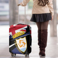 Anguilla Luggage Cover Strength and Endurance Grunge