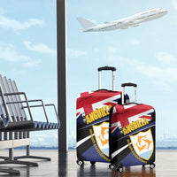 Anguilla Luggage Cover Strength and Endurance Grunge