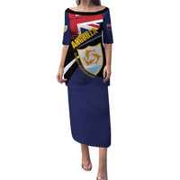Personalised Anguilla Puletasi Strength and Endurance Grunge