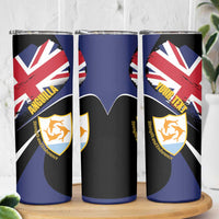 Personalised Anguilla Skinny Tumbler Strength and Endurance Grunge