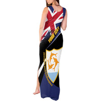 Personalised Anguilla Tank Maxi Dress Strength and Endurance Grunge