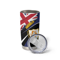 Personalised Anguilla Tumbler Cup Strength and Endurance Grunge