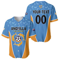 Custom Anguilla Football Baseball Jersey Come On Soccer Dolphins