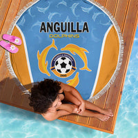 Anguilla Football Beach Blanket Come On Soccer Dolphins