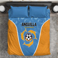 Anguilla Football Bedding Set Come On Soccer Dolphins