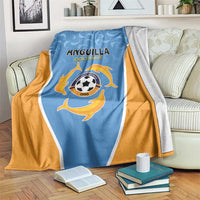 Anguilla Football Blanket Come On Soccer Dolphins