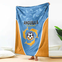 Anguilla Football Blanket Come On Soccer Dolphins