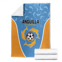 Anguilla Football Blanket Come On Soccer Dolphins