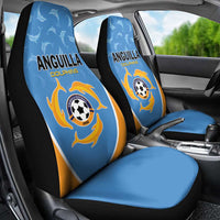 Anguilla Football Car Seat Cover Come On Soccer Dolphins