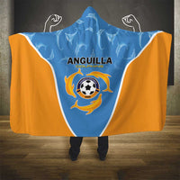 Anguilla Football Hooded Blanket Come On Soccer Dolphins