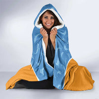 Anguilla Football Hooded Blanket Come On Soccer Dolphins
