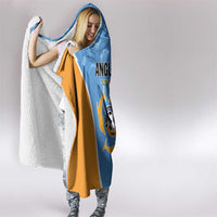 Anguilla Football Hooded Blanket Come On Soccer Dolphins