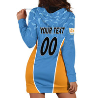 Custom Anguilla Football Hoodie Dress Come On Soccer Dolphins