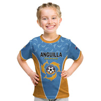 Custom Anguilla Football Kid T Shirt Come On Soccer Dolphins