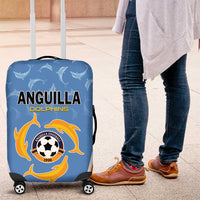 Anguilla Football Luggage Cover Come On Soccer Dolphins