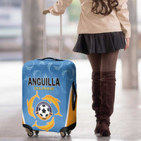 Anguilla Football Luggage Cover Come On Soccer Dolphins