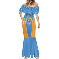 Custom Anguilla Football Mermaid Dress Come On Soccer Dolphins