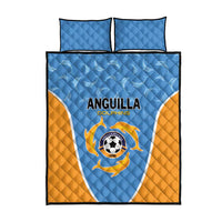 Anguilla Football Quilt Bed Set Come On Soccer Dolphins