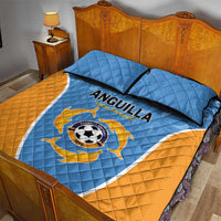 Anguilla Football Quilt Bed Set Come On Soccer Dolphins