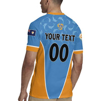 Custom Anguilla Football Rugby Jersey Come On Soccer Dolphins