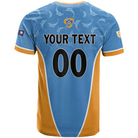 Custom Anguilla Football T Shirt Come On Soccer Dolphins