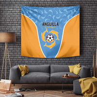 Anguilla Football Tapestry Come On Soccer Dolphins