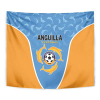 Anguilla Football Tapestry Come On Soccer Dolphins