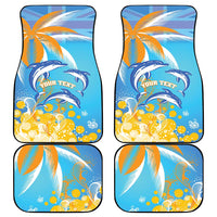 Anguilla 3 Dolphins Car Mats Summer Stylized