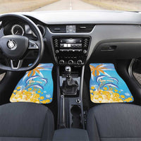 Anguilla 3 Dolphins Car Mats Summer Stylized