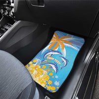 Anguilla 3 Dolphins Car Mats Summer Stylized