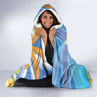 Anguilla 3 Dolphins Hooded Blanket Summer Stylized