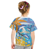 Personalised Anguilla 3 Dolphins Kid T Shirt Summer Stylized
