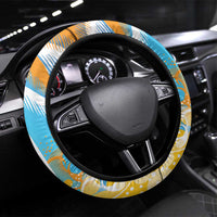 Anguilla 3 Dolphins Steering Wheel Cover Summer Stylized