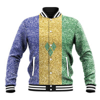 Saint Vincent and the Grenadines Vincy Mas Baseball Jacket SVG Glitter Color Style - Wonder Print Shop
