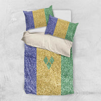 Saint Vincent and the Grenadines Vincy Mas Bedding Set SVG Glitter Color Style - Wonder Print Shop