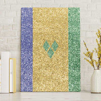 Saint Vincent and the Grenadines Vincy Mas Canvas Wall Art SVG Glitter Color Style - Wonder Print Shop