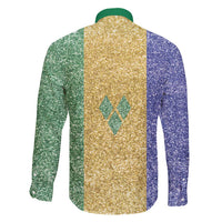 Saint Vincent and the Grenadines Vincy Mas Family Matching Short Sleeve Bodycon Dress and Hawaiian Shirt SVG Glitter Color Style - Wonder Print Shop