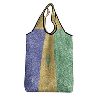 Saint Vincent and the Grenadines Vincy Mas Grocery Bag SVG Glitter Color Style - Wonder Print Shop