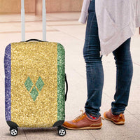 Saint Vincent and the Grenadines Vincy Mas Luggage Cover SVG Glitter Color Style - Wonder Print Shop