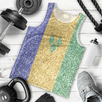 Saint Vincent and the Grenadines Vincy Mas Men Tank Top SVG Glitter Color Style - Wonder Print Shop