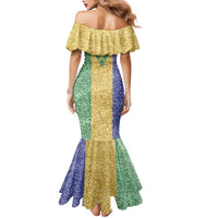 Saint Vincent and the Grenadines Vincy Mas Mermaid Dress SVG Glitter Color Style - Wonder Print Shop