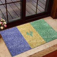 Saint Vincent and the Grenadines Vincy Mas Rubber Doormat SVG Glitter Color Style - Wonder Print Shop