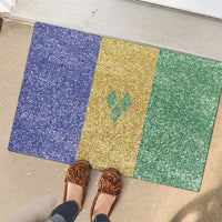 Saint Vincent and the Grenadines Vincy Mas Rubber Doormat SVG Glitter Color Style - Wonder Print Shop