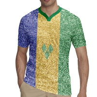 Saint Vincent and the Grenadines Vincy Mas Rugby Jersey SVG Glitter Color Style - Wonder Print Shop