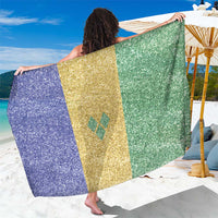 Saint Vincent and the Grenadines Vincy Mas Sarong SVG Glitter Color Style - Wonder Print Shop