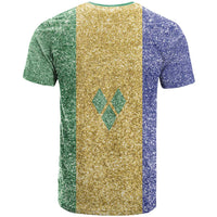 Saint Vincent and the Grenadines Vincy Mas T Shirt SVG Glitter Color Style - Wonder Print Shop