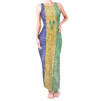 Saint Vincent and the Grenadines Vincy Mas Tank Maxi Dress SVG Glitter Color Style - Wonder Print Shop